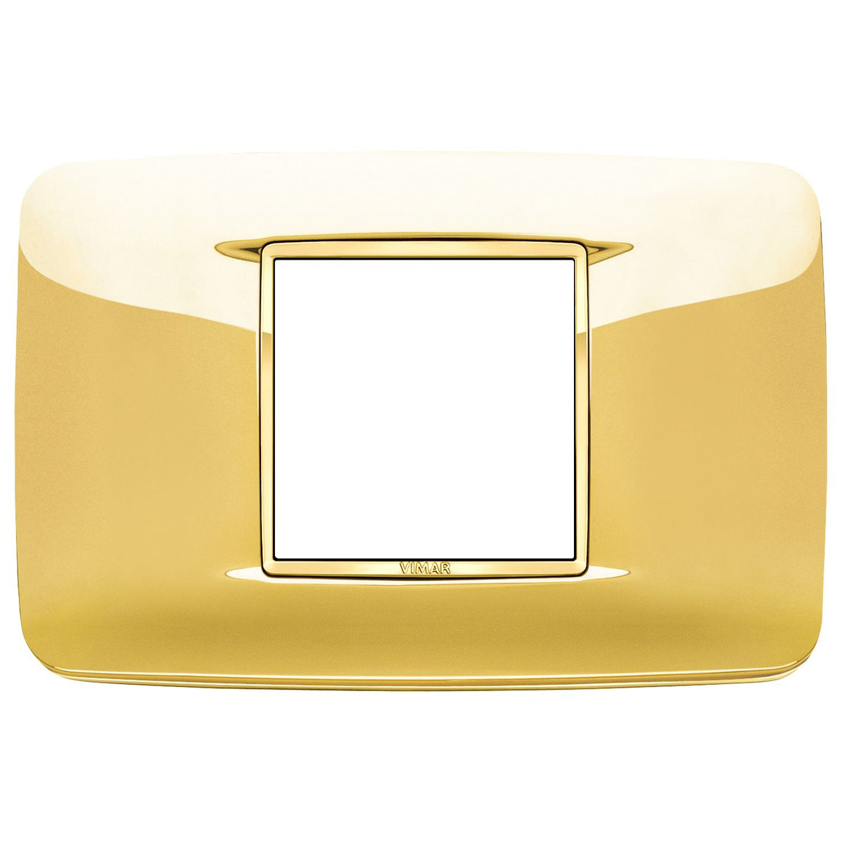Vimar Eikon Round Cover Plate, 2-Central-Module, 120 x 80 mm — Quality Boat Parts