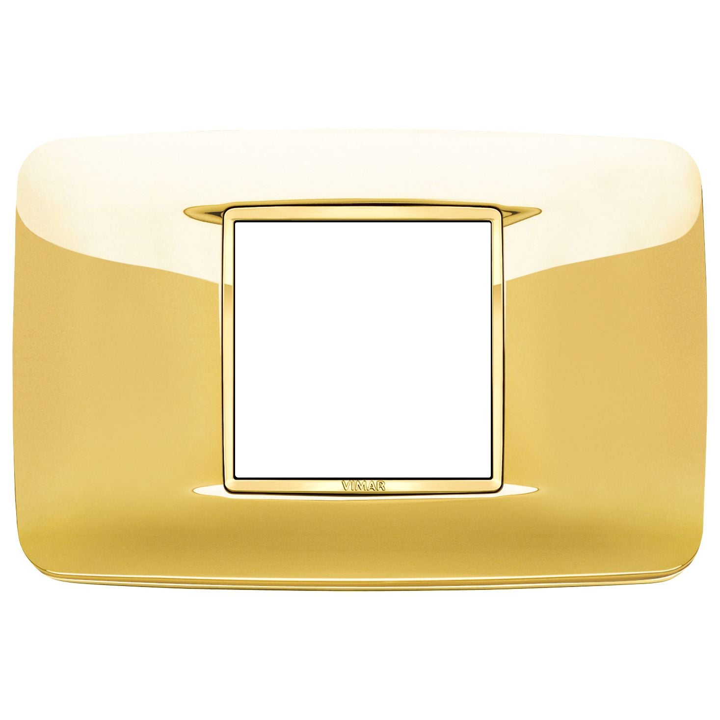 Vimar Eikon Round Cover Plate, 2-Central-Module, 120 x 80 mm — Quality Boat Parts