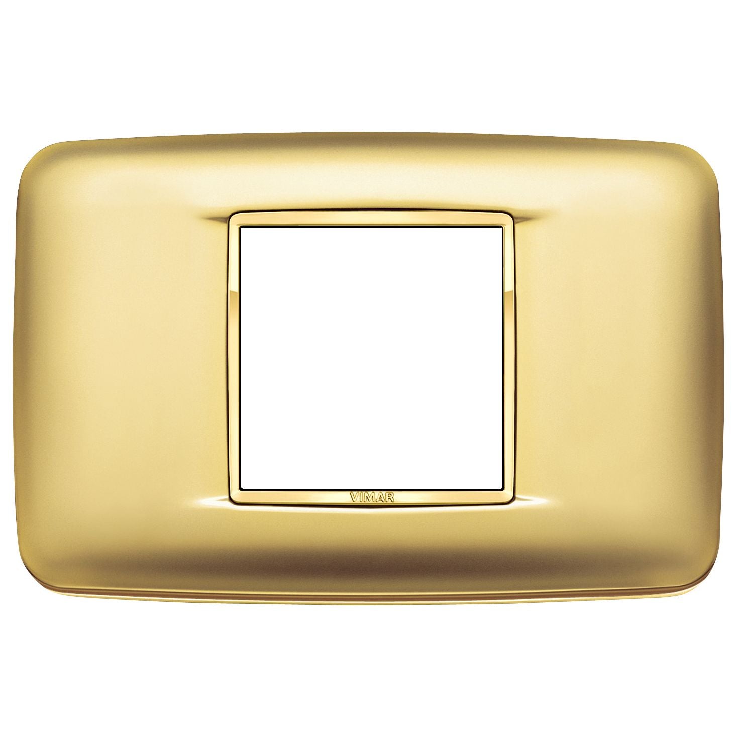Vimar Eikon Round Cover Plate, 2-Central-Module, 120 x 80 mm — Quality Boat Parts