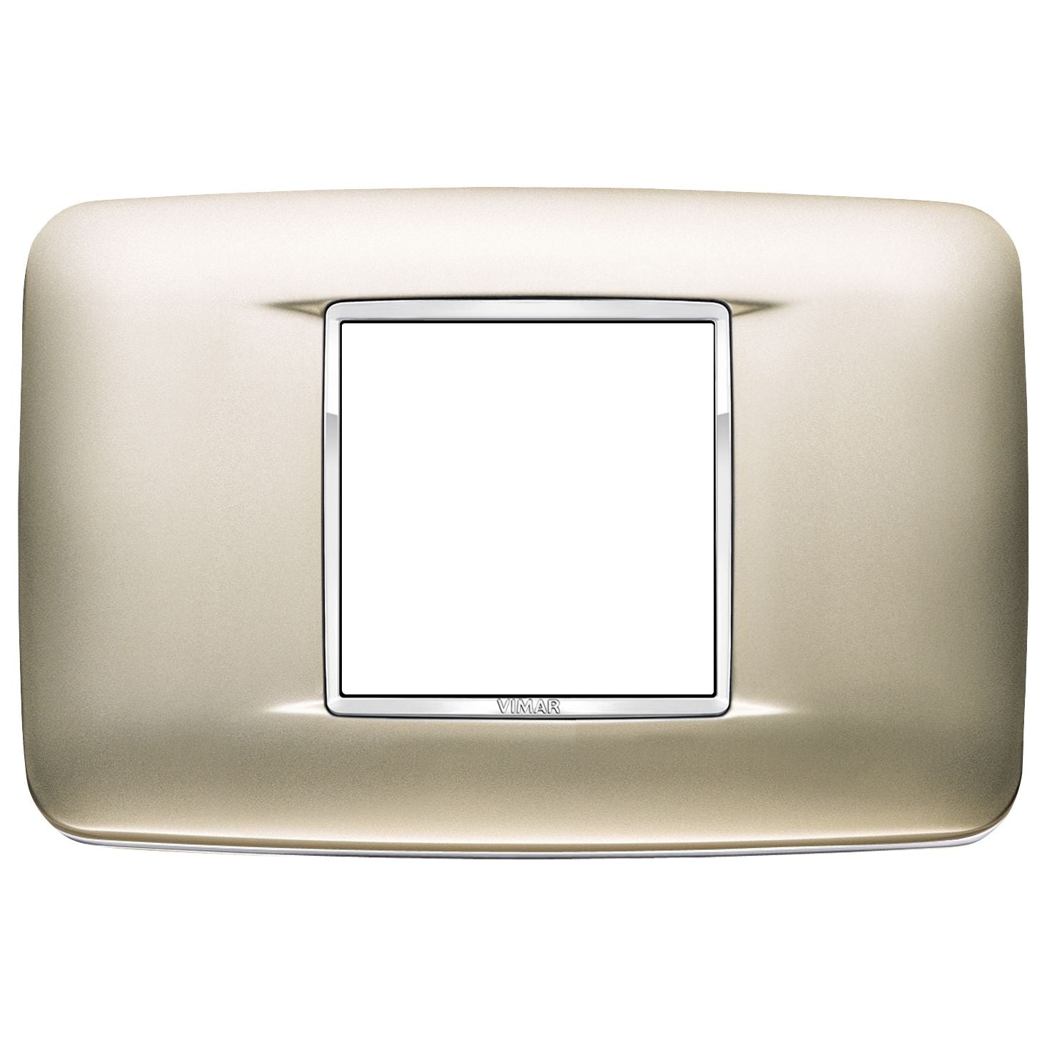 Vimar Eikon Round Cover Plate, 2-Central-Module, 120 x 80 mm — Quality Boat Parts