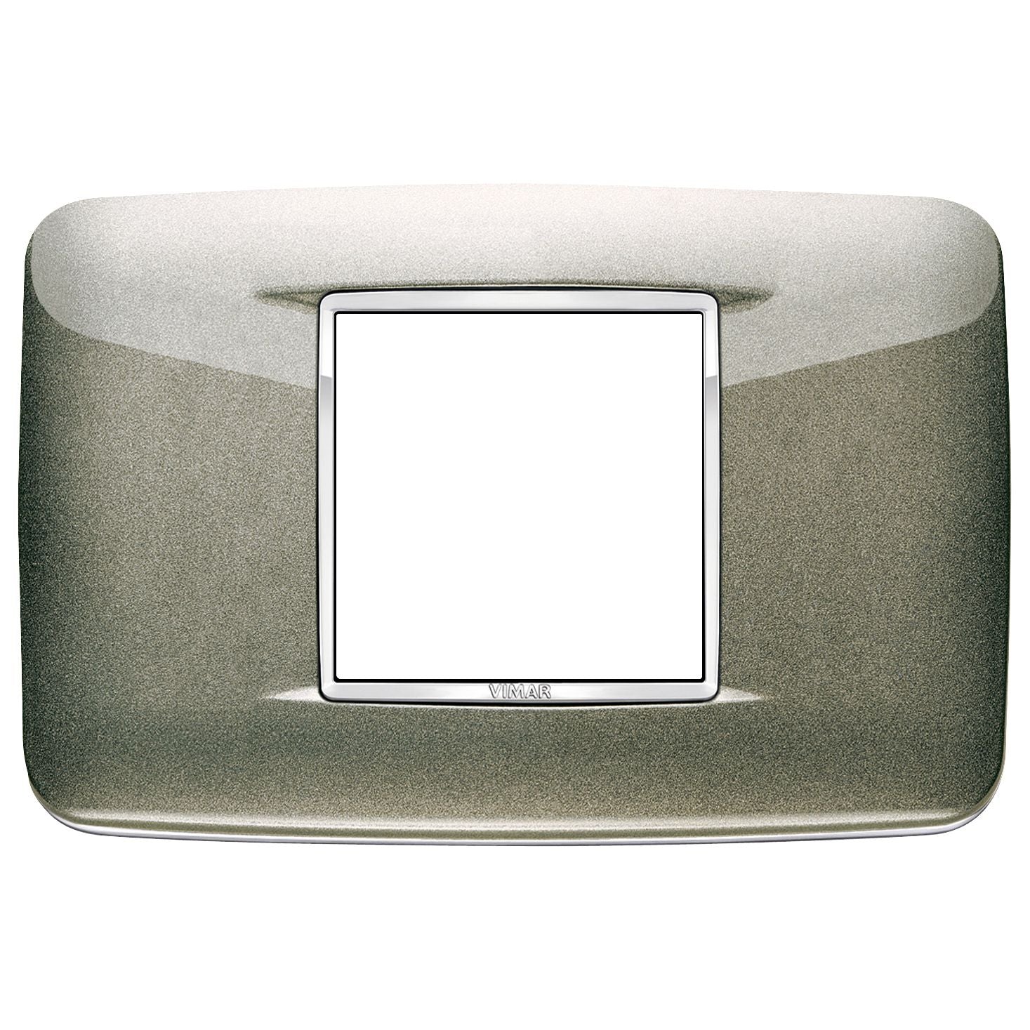 Vimar Eikon Round Cover Plate, 2-Central-Module, 120 x 80 mm — Quality Boat Parts