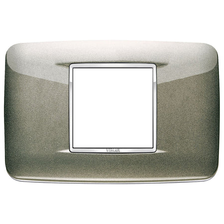 Vimar Eikon Round Cover Plate, 2-Central-Module, 120 x 80 mm — Quality Boat Parts
