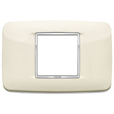Vimar Eikon Round Cover Plate, 2-Central-Module, 120 x 80 mm — Quality Boat Parts