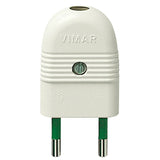 Vimar SICURY 2P 10A Axial Plug, Italian Standard S10, 250V — Quality Boat Parts