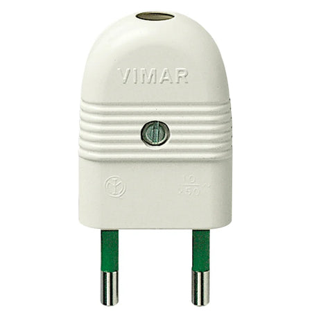 Vimar SICURY 2P 10A Axial Plug, Italian Standard S10, 250V — Quality Boat Parts
