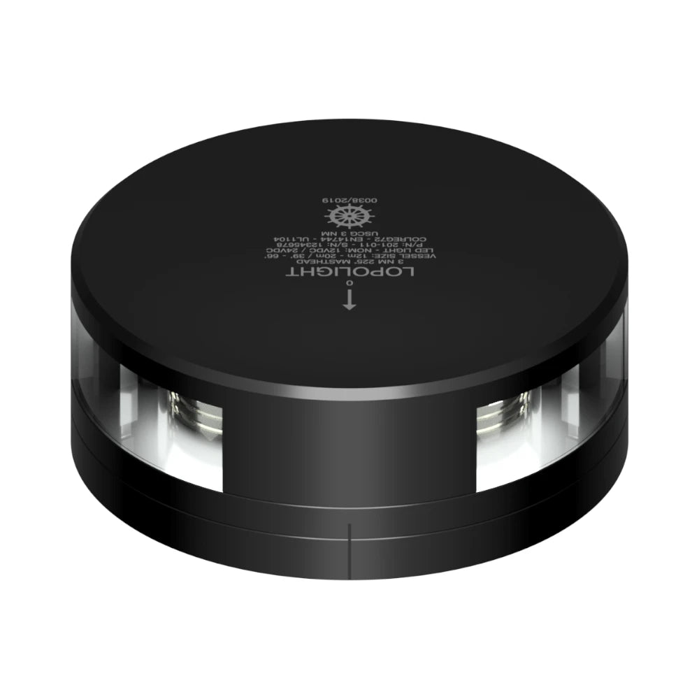 Lopolight 201-011 Masthead Light, 3nm, Horizontal Mount, FB Flat Base — Quality Boat Parts