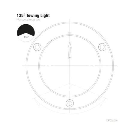 Lopolight 301-005 PRO LED Stern Light, 2nm, Horizontal Mount, IP68 — Quality Boat Parts