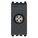 Vimar Eikon TV-RD-SAT Coaxial Socket Outlet, 5-2400 MHz, Male Connector — Quality Boat Parts