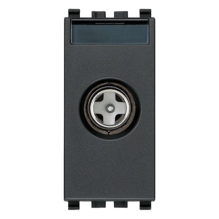 Vimar Eikon TV-RD-SAT Coaxial Socket Outlet, 5-2400 MHz, Male Connector — Quality Boat Parts