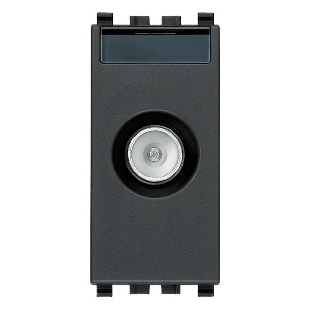 Vimar Eikon TV-RD-SAT Coaxial Socket Outlet, 5-2400 MHz, Male Connector — Quality Boat Parts