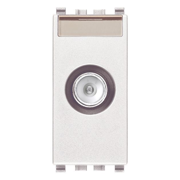 Vimar Eikon TV-RD-SAT Coaxial Socket Outlet, 5-2400 MHz, Male Connector — Quality Boat Parts