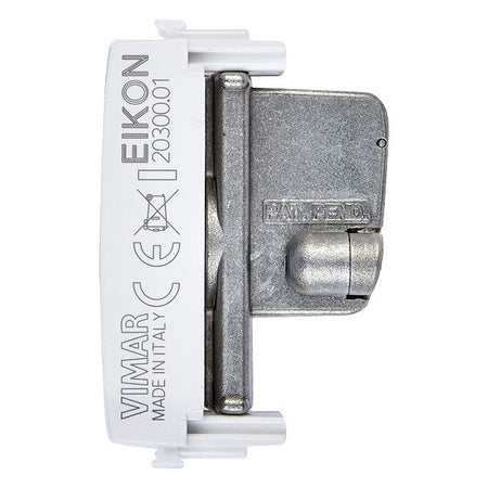 Vimar Eikon TV-RD-SAT Coaxial Socket Outlet, 5-2400 MHz, Male Connector — Quality Boat Parts