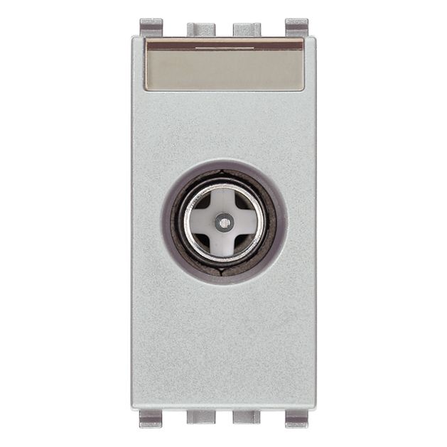 Vimar Eikon TV-RD-SAT Coaxial Socket Outlet, 5-2400 MHz, Male Connector — Quality Boat Parts