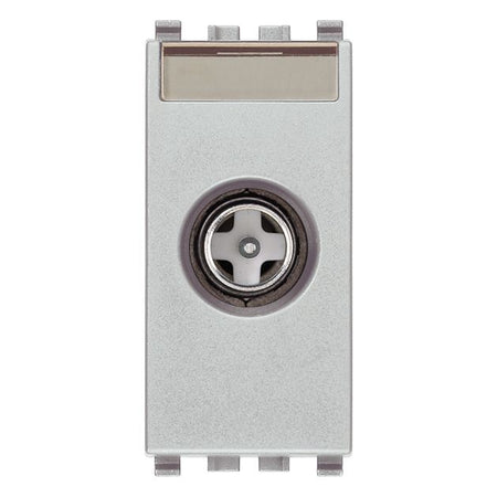 Vimar Eikon TV-RD-SAT Coaxial Socket Outlet, 5-2400 MHz, Male Connector — Quality Boat Parts