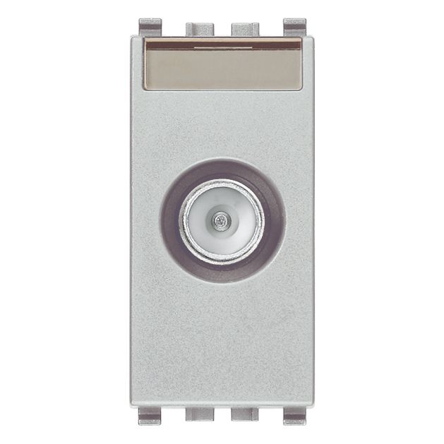 Vimar Eikon TV-RD-SAT Coaxial Socket Outlet, 5-2400 MHz, Male Connector — Quality Boat Parts
