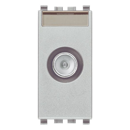 Vimar Eikon TV-RD-SAT Coaxial Socket Outlet, 5-2400 MHz, Male Connector — Quality Boat Parts