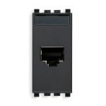 Vimar EIKON RJ45 Cat5e UTP Socket Outlet, T568A/B Universal Wiring, 8-Contact — Quality Boat Parts