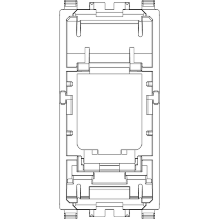 Vimar EIKON RJ45 Cat5e UTP Socket Outlet, T568A/B Universal Wiring, 8-Contact — Quality Boat Parts