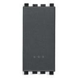 Vimar Eikon 1-Way Switch, 10AX 250V, Screwless Terminals, Replaceable Lightable Button — Quality Boat Parts