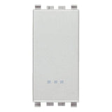 Vimar Eikon 1-Way Switch, 10AX 250V, Screwless Terminals, Replaceable Lightable Button — Quality Boat Parts