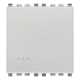 Vimar Eikon 1-Way Switch, 10AX 250V, Screwless Terminals, Replaceable Lightable Button — Quality Boat Parts