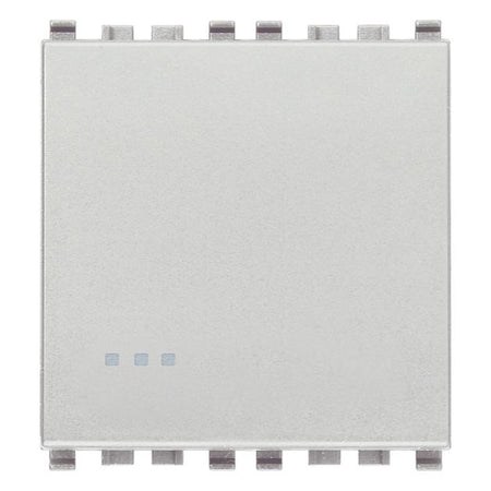 Vimar Eikon 1-Way Switch, 10AX 250V, Screwless Terminals, Replaceable Lightable Button — Quality Boat Parts