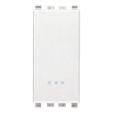 Vimar Eikon 1-Way Switch, 10AX 250V, Screwless Terminals, Replaceable Lightable Button — Quality Boat Parts