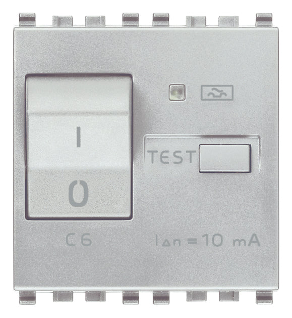 Vimar Eikon RCBO Circuit Breaker, 1P+N, 120-230V, 50/60 Hz, Type A RCD, IP40, 2 Modules — Quality Boat Parts