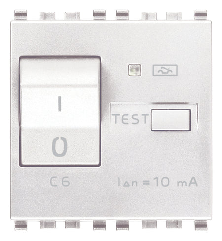 Vimar Eikon RCBO Circuit Breaker, 1P+N, 120-230V, 50/60 Hz, Type A RCD, IP40, 2 Modules — Quality Boat Parts