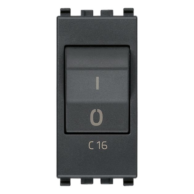Vimar Eikon Miniature Circuit Breaker, 1P+N, C Curve, 120-230V AC, 50-60 Hz, IP40, 1 Module — Quality Boat Parts