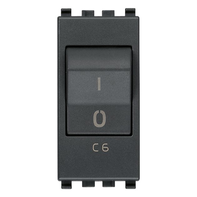 Vimar Eikon Miniature Circuit Breaker, 1P+N, C Curve, 120-230V AC, 50-60 Hz, IP40, 1 Module — Quality Boat Parts