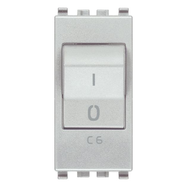 Vimar Eikon Miniature Circuit Breaker, 1P+N, C Curve, 120-230V AC, 50-60 Hz, IP40, 1 Module — Quality Boat Parts