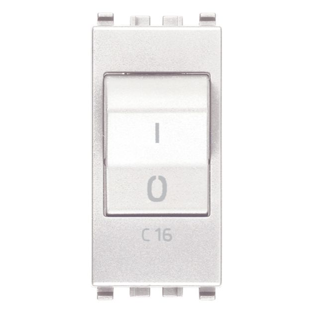 Vimar Eikon Miniature Circuit Breaker, 1P+N, C Curve, 120-230V AC, 50-60 Hz, IP40, 1 Module — Quality Boat Parts