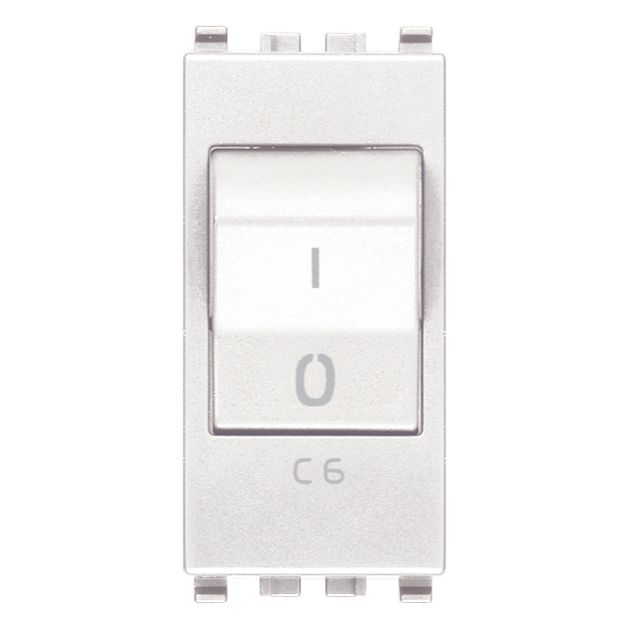 Vimar Eikon Miniature Circuit Breaker, 1P+N, C Curve, 120-230V AC, 50-60 Hz, IP40, 1 Module — Quality Boat Parts