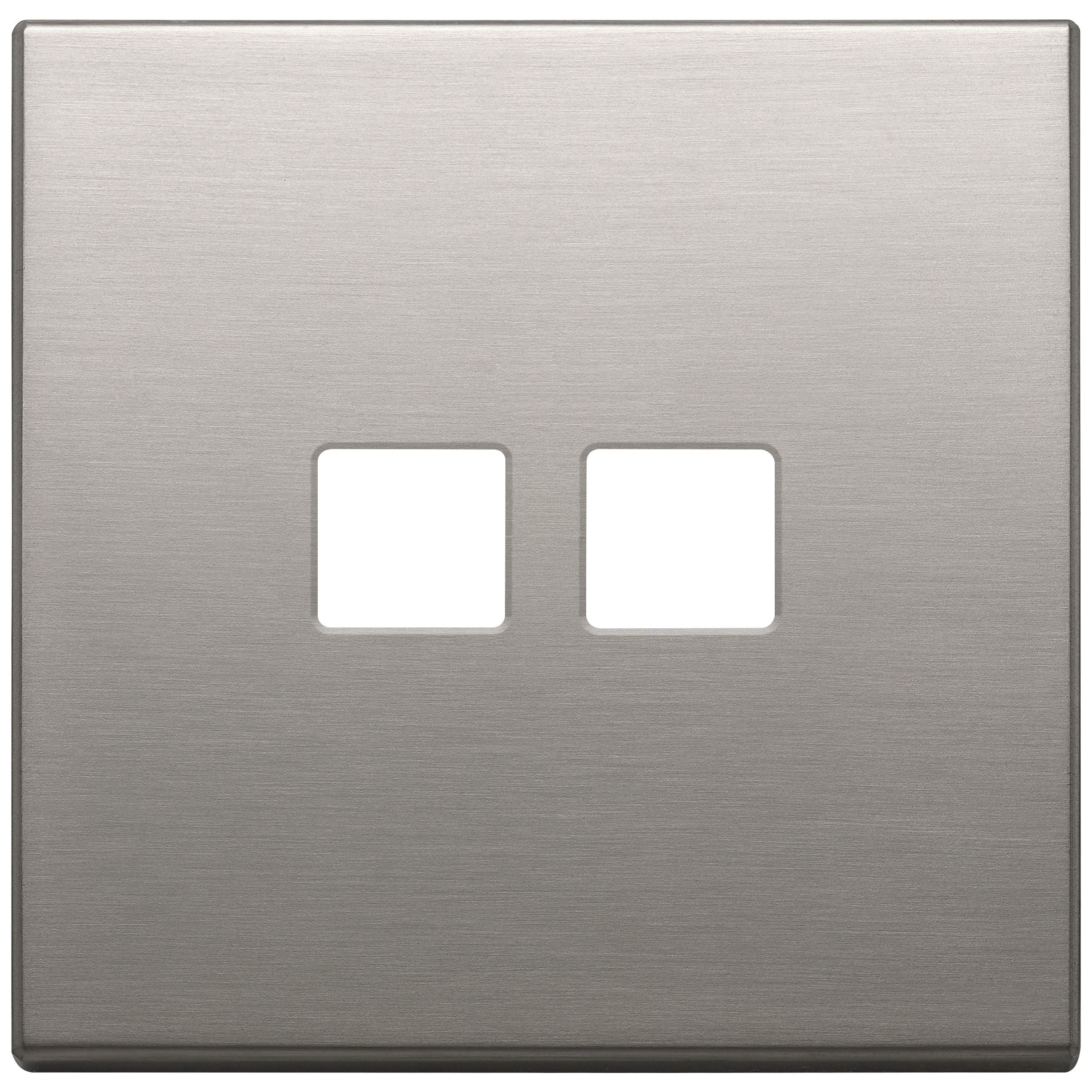 Vimar Eikon Cover Plate, Metal, Horizontal/Vertical Mount — Quality Boat Parts