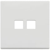 Vimar Eikon Cover Plate, Metal, Horizontal/Vertical Mount — Quality Boat Parts