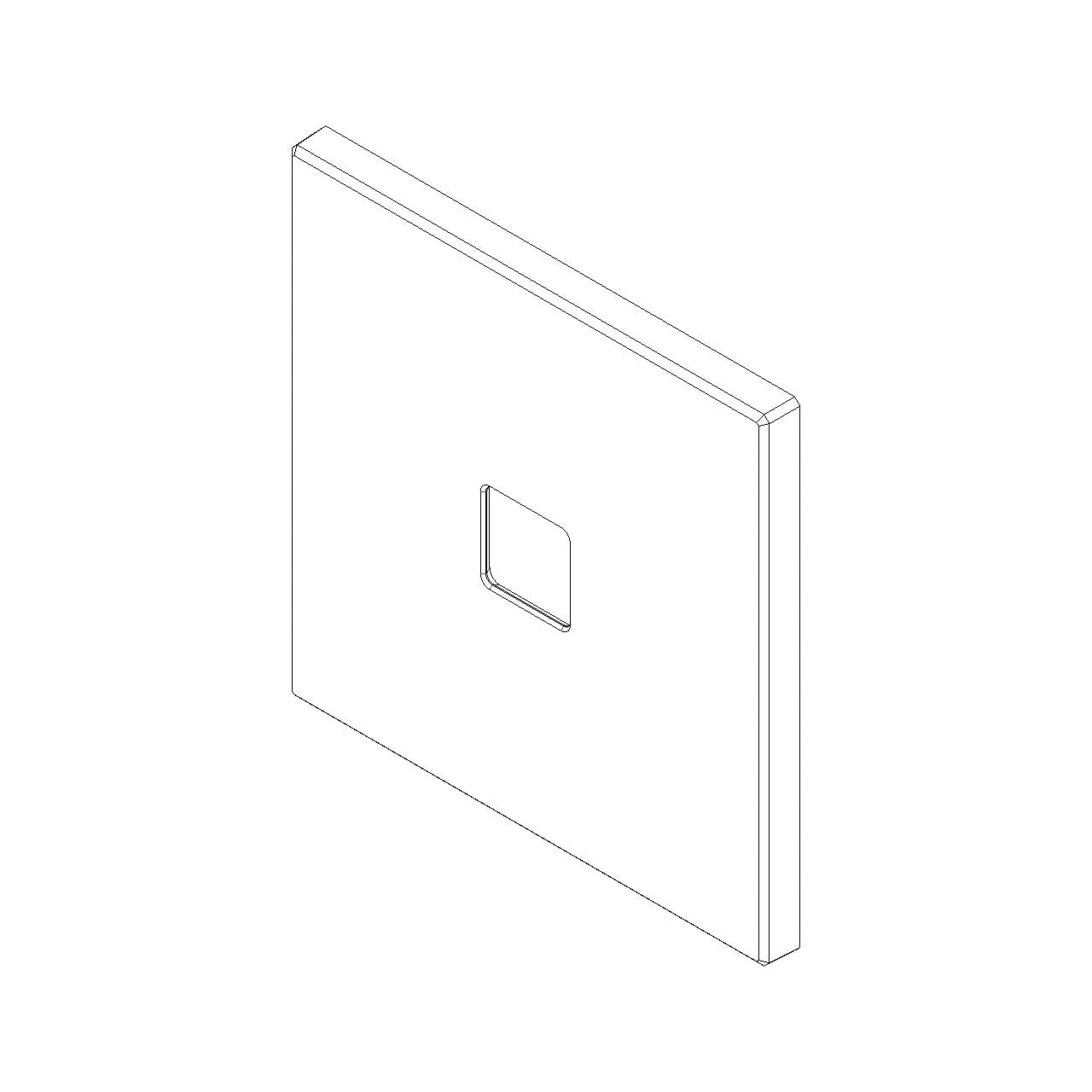 Vimar Eikon Cover Plate, Metal, Horizontal/Vertical Mount — Quality Boat Parts
