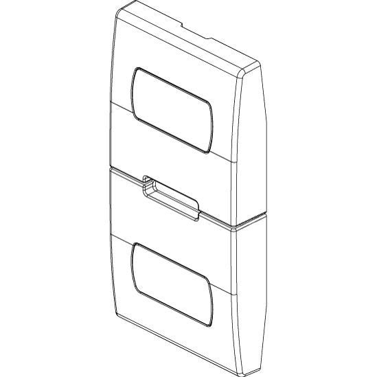 Vimar Eikon Interchangeable 1-Module Button, Thermoplastic — Quality Boat Parts