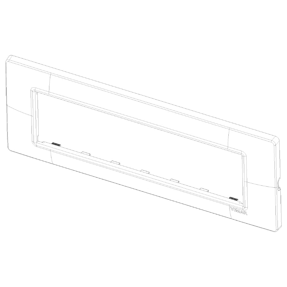 Vimar Plana 7-Module Cover Plate — Quality Boat Parts