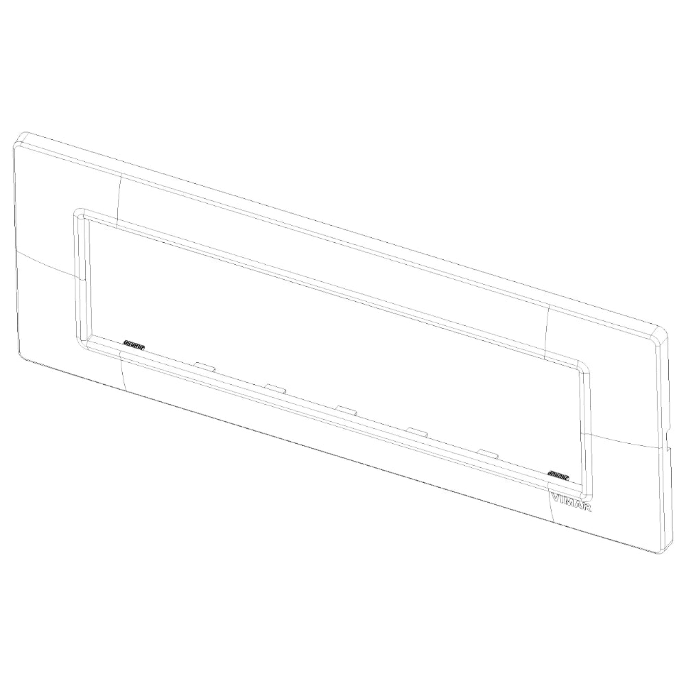 Vimar Plana 7-Module Cover Plate — Quality Boat Parts