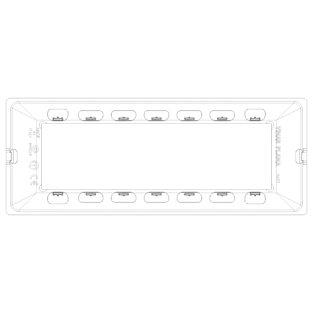 Vimar Plana 7-Module Cover Plate
