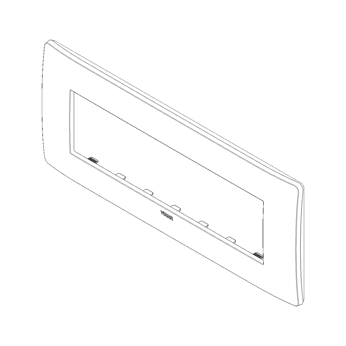 Vimar Plana 7-Module Cover Plate — Quality Boat Parts