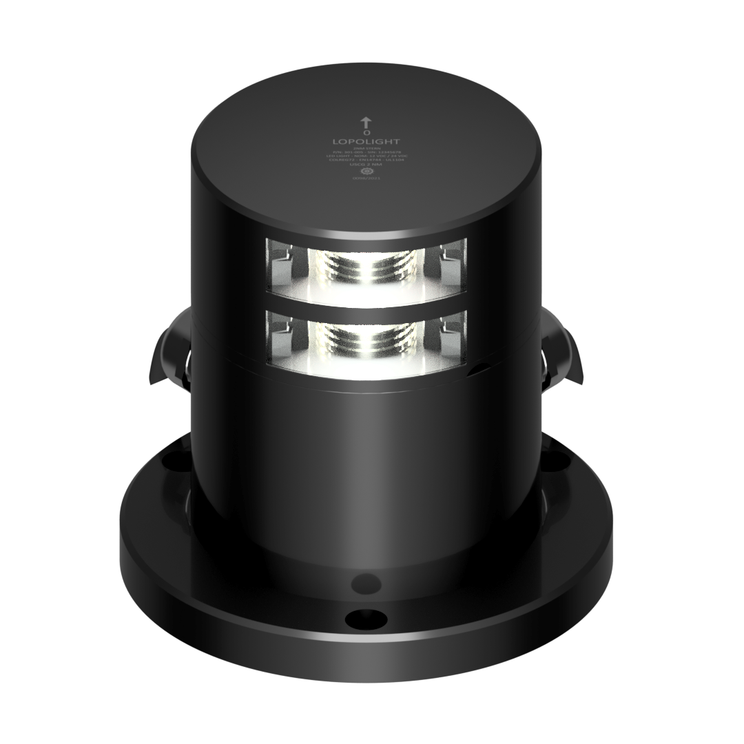 Lopolight PRO Series Stern Light, 3 NM, Horizontal Mount — Quality Boat Parts