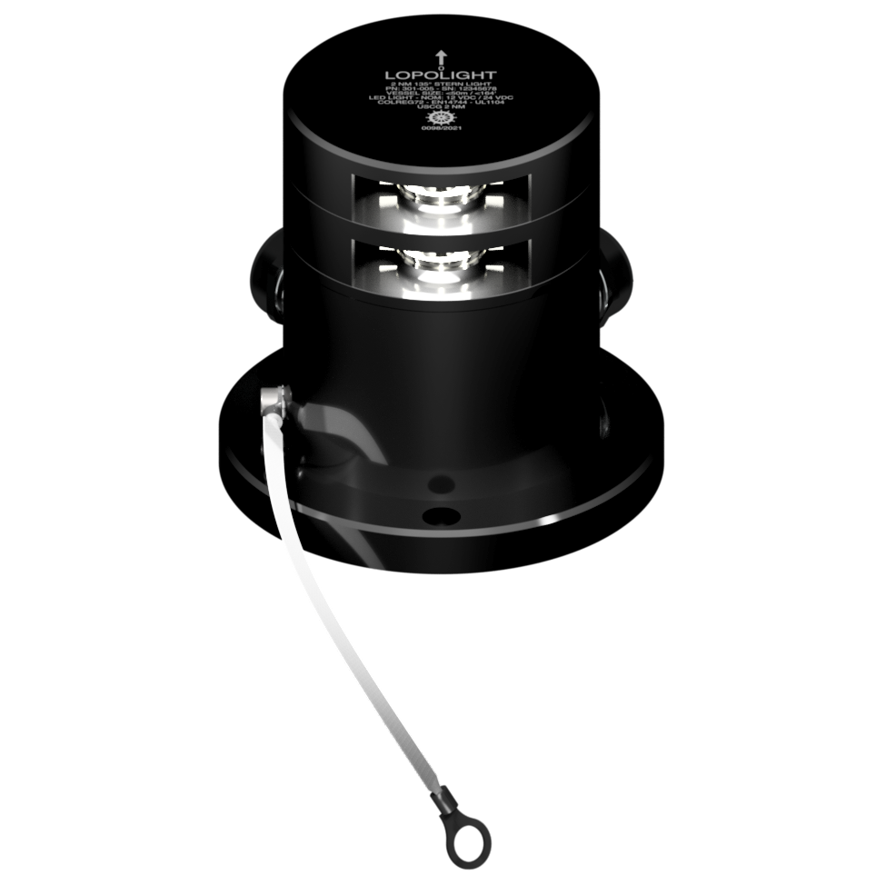 Lopolight PRO Series Stern Light, 3 NM, Horizontal Mount — Quality Boat Parts