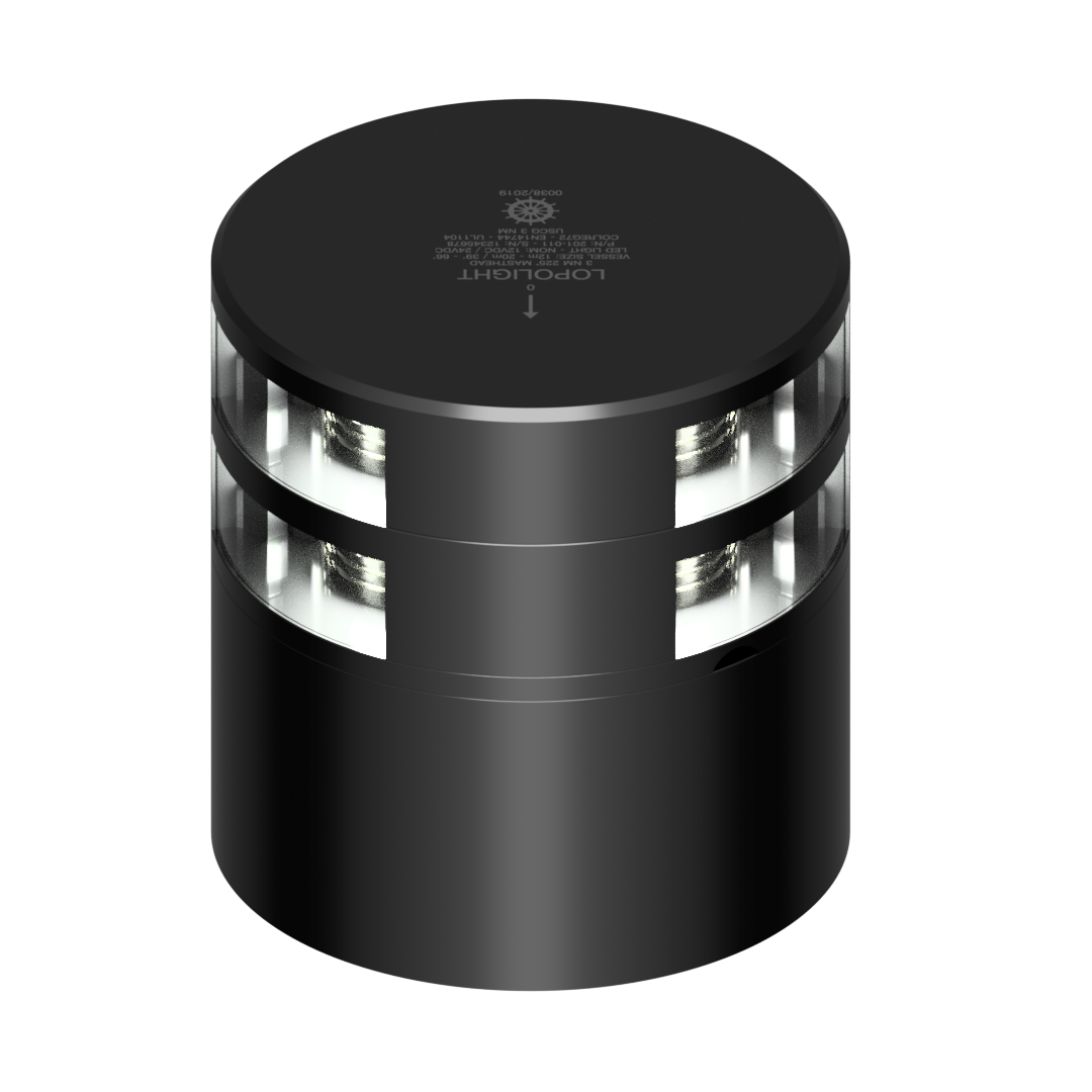 Lopolight 301-011 LED Masthead Light, 5 NM, Horizontal Mount, 10-32V, IP68 — Quality Boat Parts