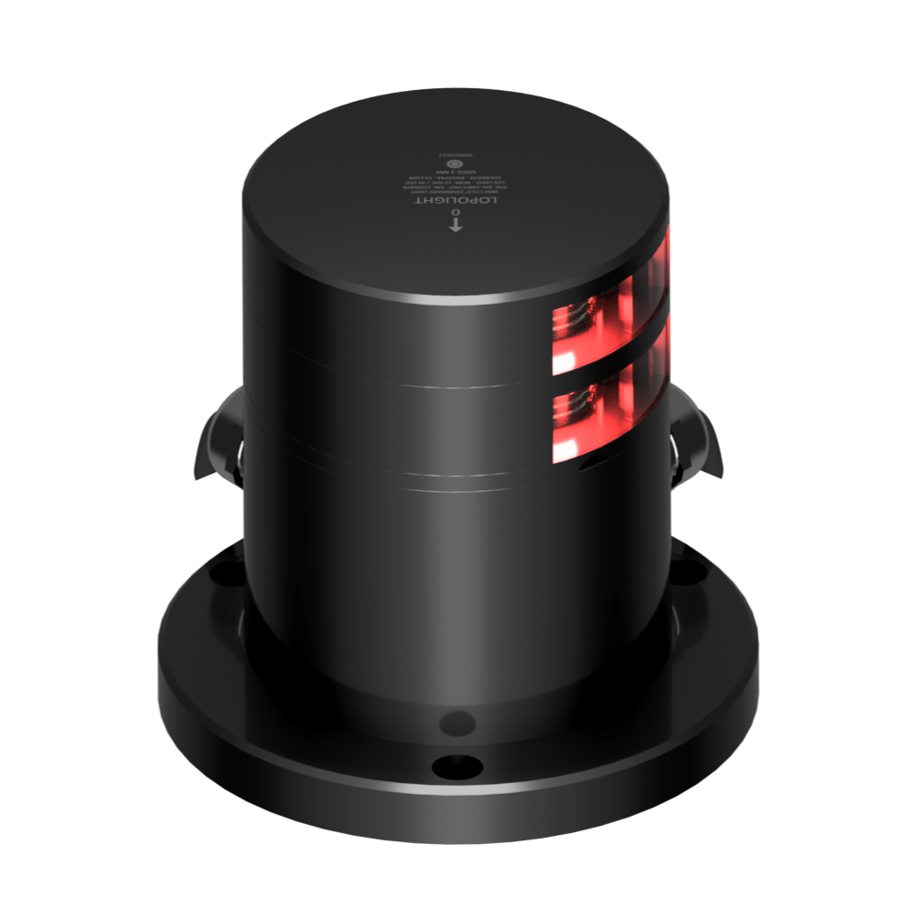 Lopolight 301-109 PRO Port Navigation Light, 3NM, Horizontal Mount, IP68 — Quality Boat Parts