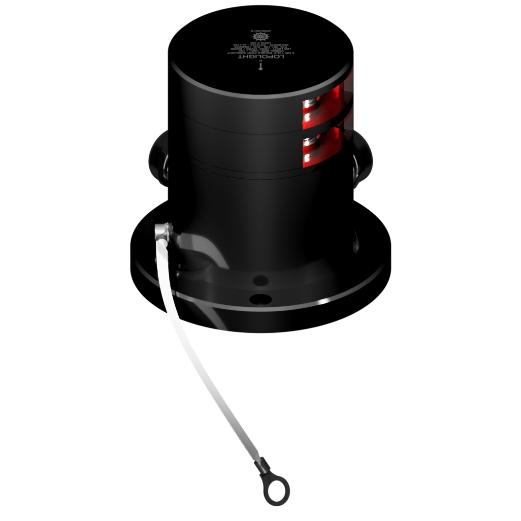Lopolight 301-109 PRO Port Navigation Light, 3NM, Horizontal Mount, IP68 — Quality Boat Parts