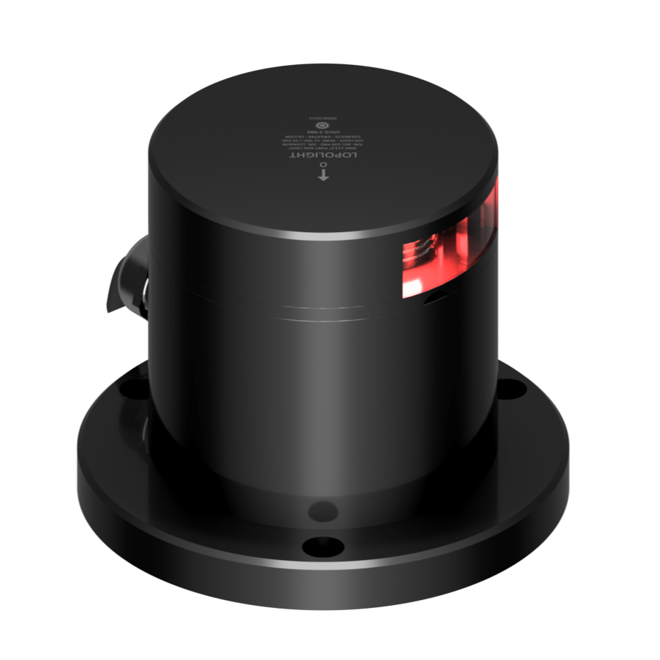 Lopolight 301-109 PRO Port Navigation Light, 3NM, Horizontal Mount, IP68 — Quality Boat Parts