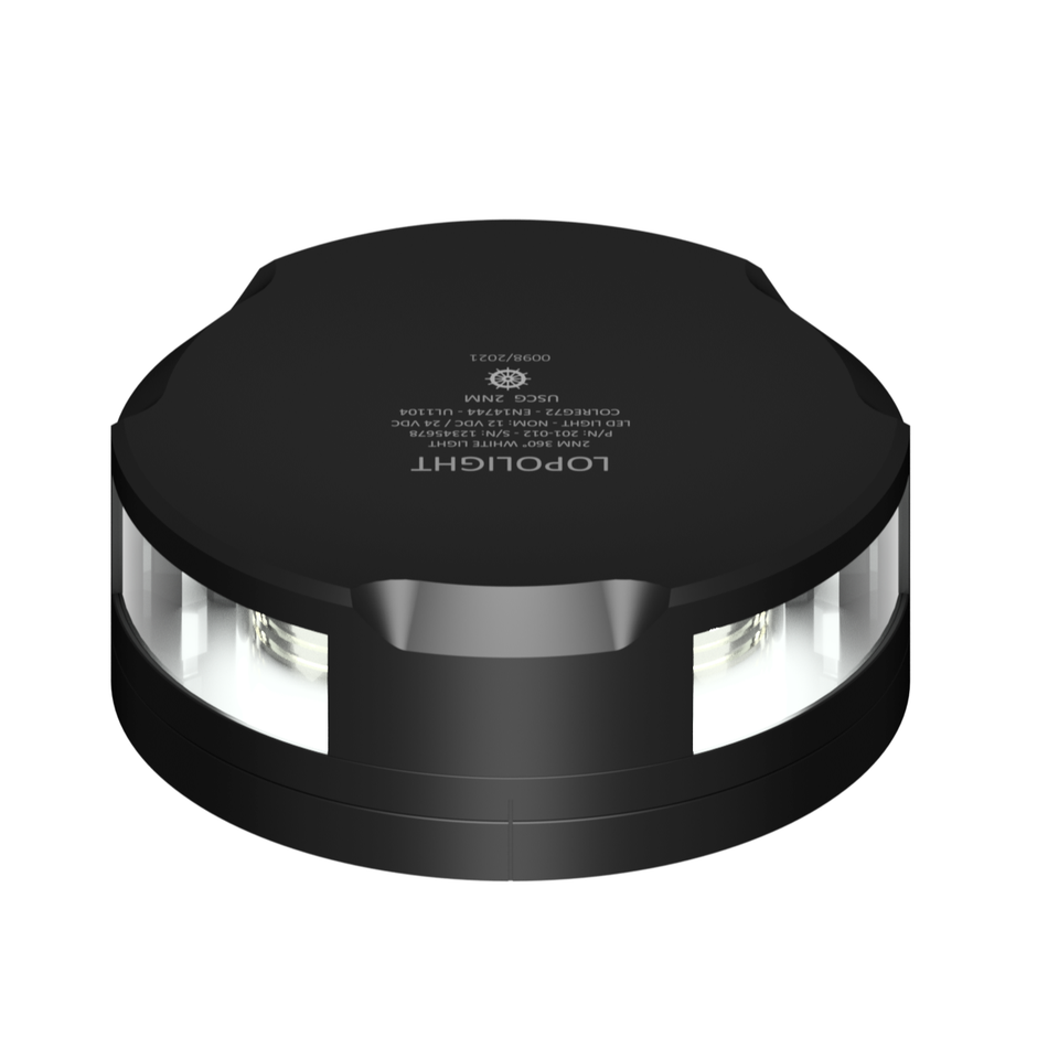 Lopolight 200-012 Anchor Light, 2 NM, Horizontal Mount — Quality Boat Parts