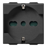 Vimar Neve Up 2P+E 16A Universal SICURY Socket Outlet, 250V, 2-Module — Quality Boat Parts
